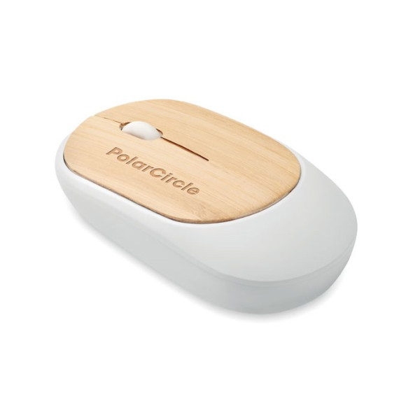 CURVY BAM - Optische Mouse  Bambus