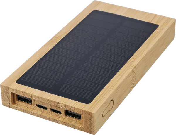 Bambus Solar-Powerbank Elz