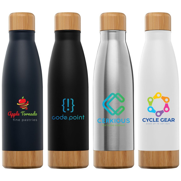 Ibiza Bamboo - 650 ml Edelstahlflasche - Doppelwandig